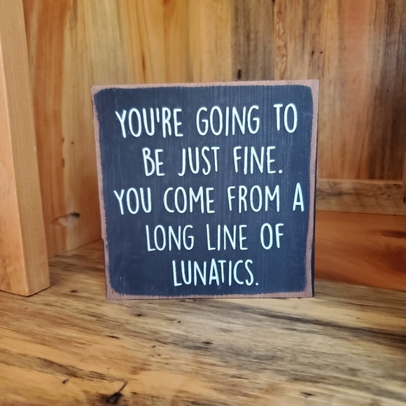 Handmade Funny Wood Sign - Picture 2 of 2